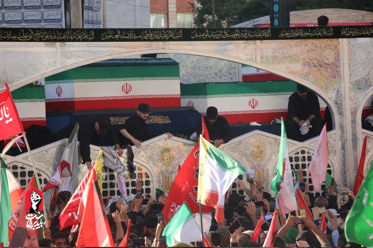 گزارش تصویری تشییع رهبر شهید