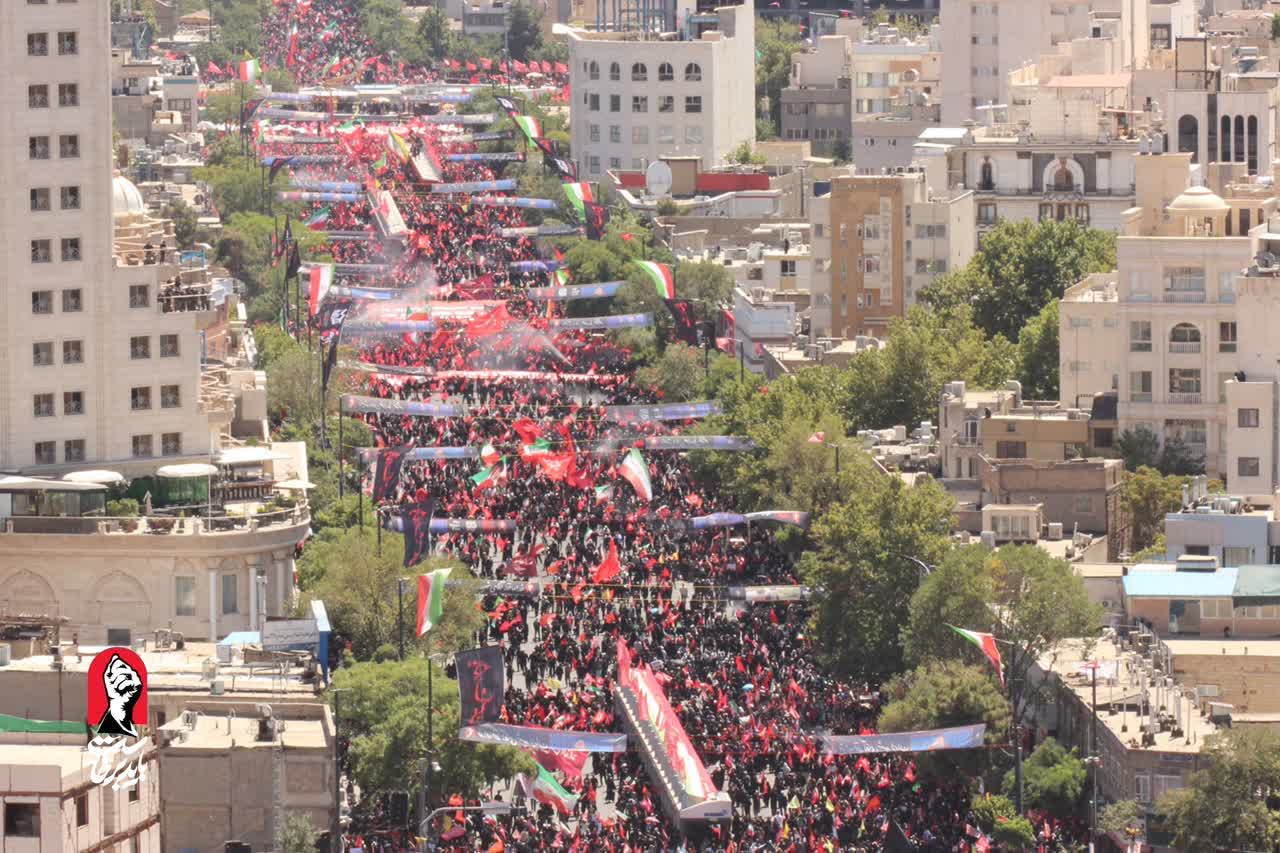 گزارش تصویری تشییع رهبر شهید